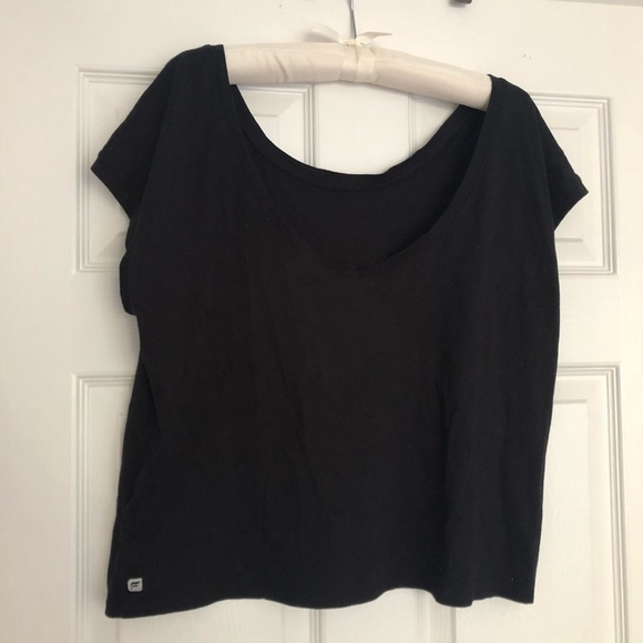 Fabletics Tops - Fabletics Off the Shoulder Scoop Back Tee Fabletics Tops - Fabletics Off the Shoulder Scoop Back Tee